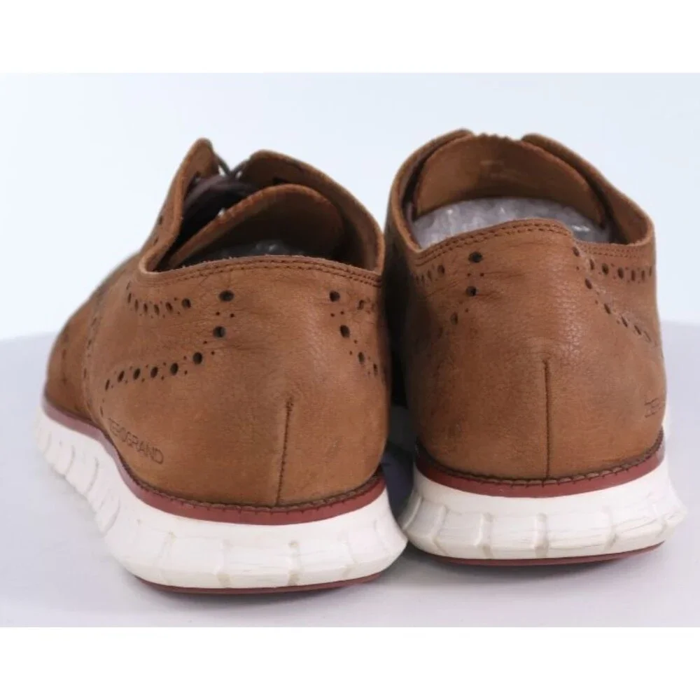 Cole Haan Zero Grand $160 Men's Wingtip Oxfords Shoes Size 11.5 M Nubuck C29771